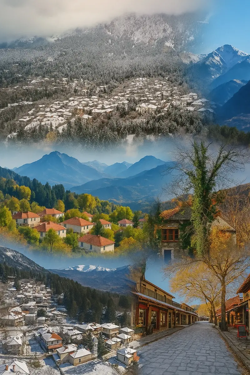 Γραφικό μονοπάτι μέσα στο ελατόδασος του Κόζιακα στην Ελάτη Τρικάλων